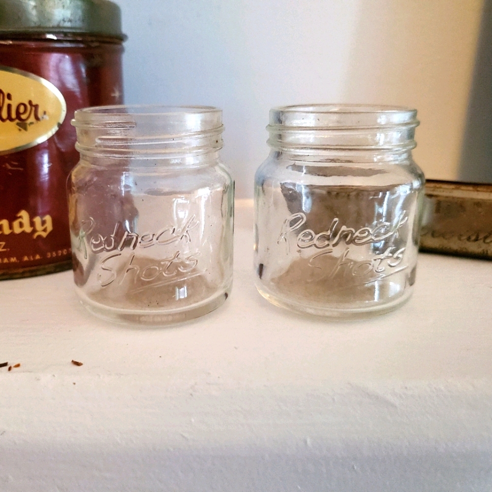 Redneck Shots Shot Glasses Mason Jars
